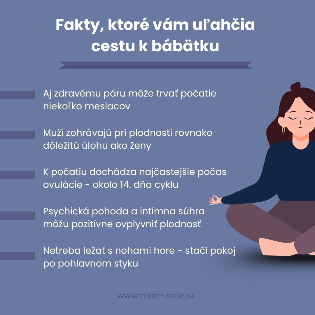 Ako rýchlo otehotnieť: Kompletný sprievodca otehotnením a podporou plodnosti infografika-fakty-o-otehotneni-co-ovplyvnuje-pocatie-a-co-je-vedecky-overene